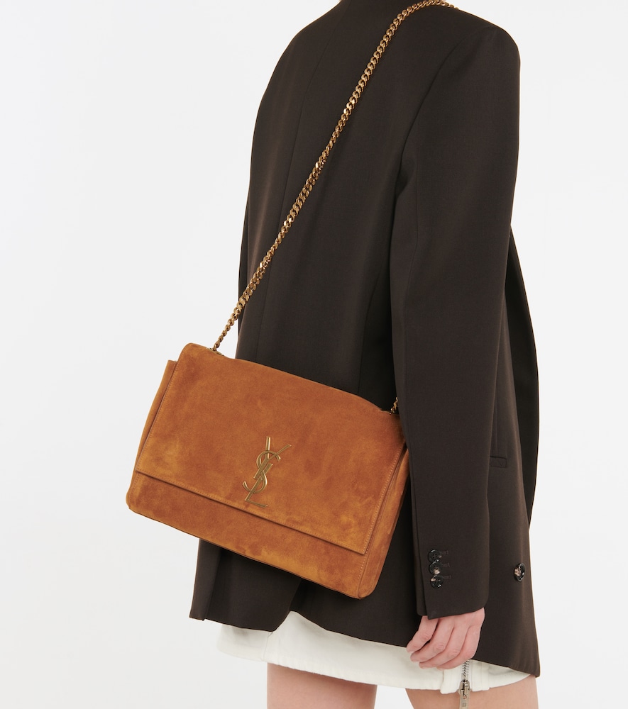 Kate reversible suede shoulder bag