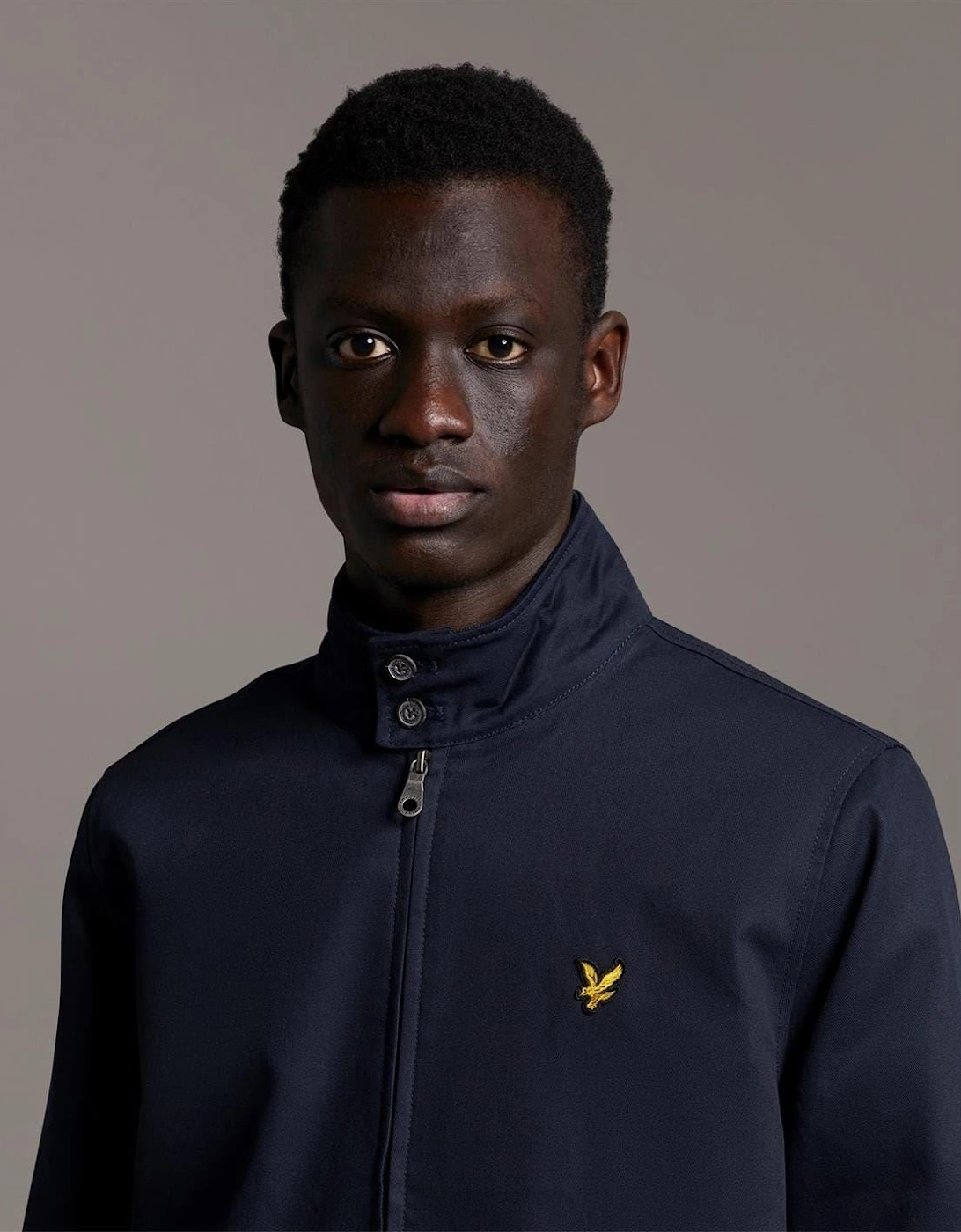 Lyle And Scott Men's Harrington Jacket - Navy - : Regular