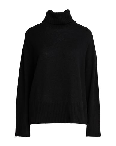 Woman Turtleneck Black Size 10 Cashmere