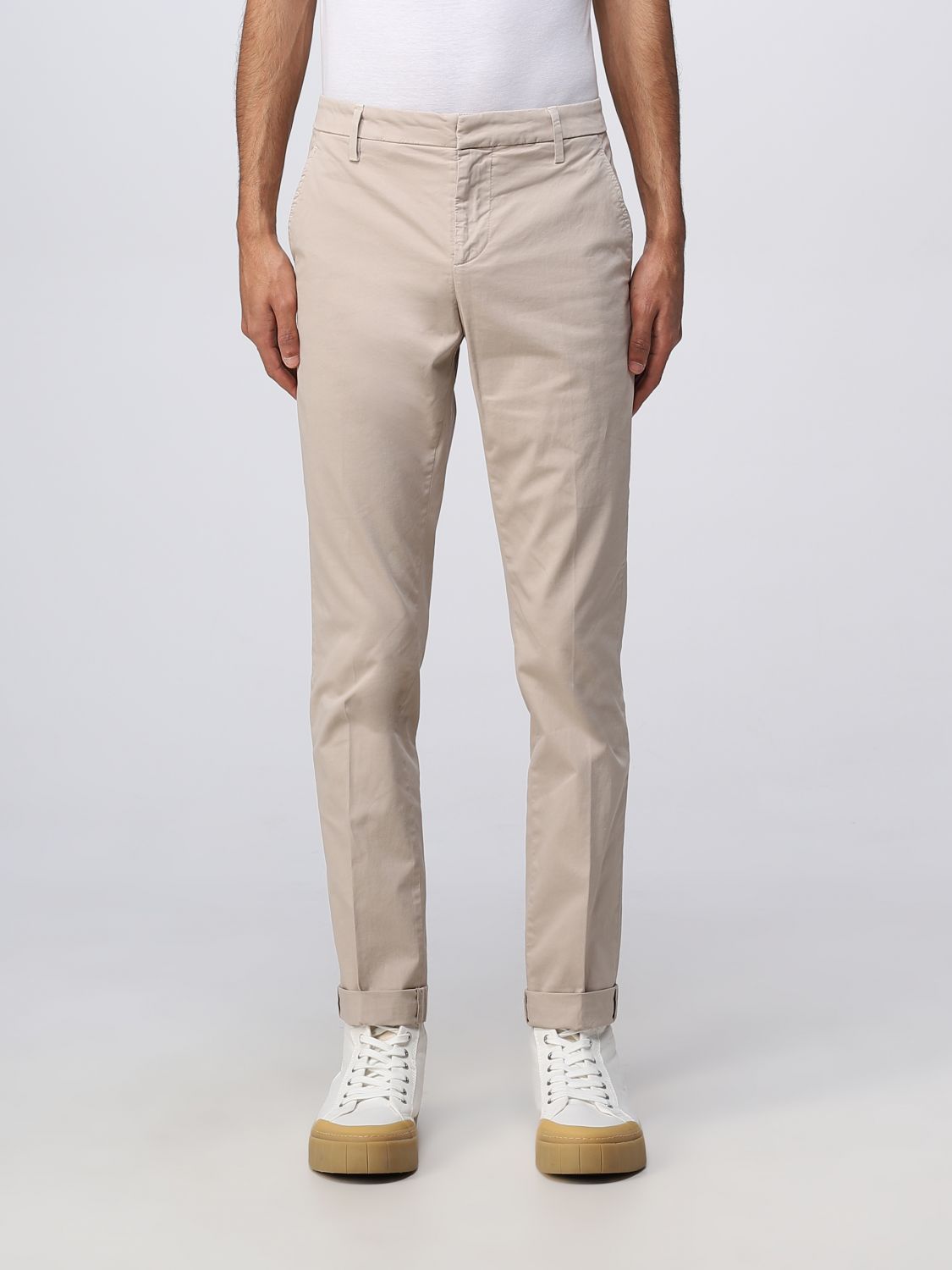 Pants Men color Beige