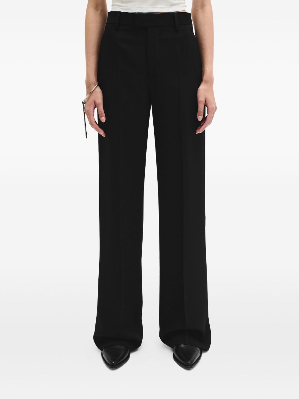 Maaike flared trousers - Black