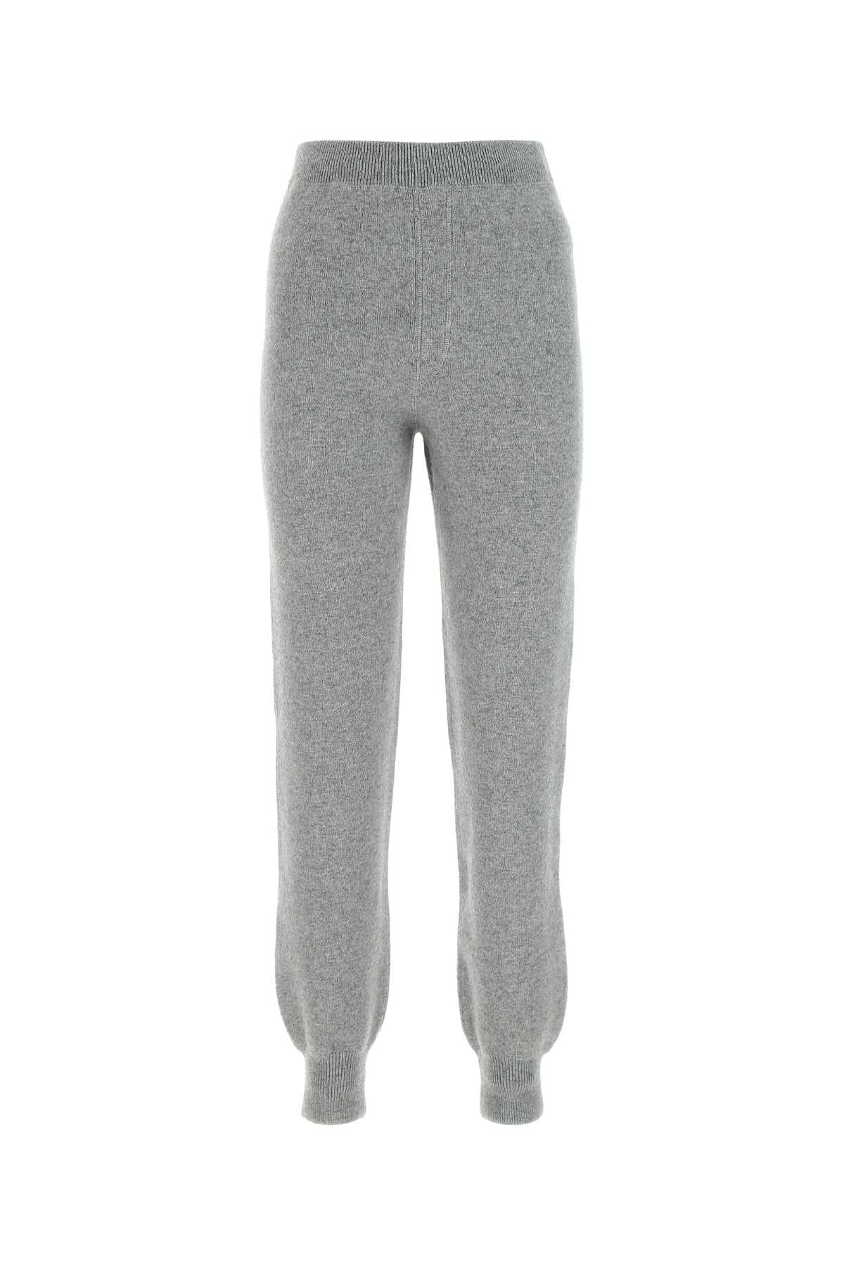 100% Cashmere Joggers — Gray