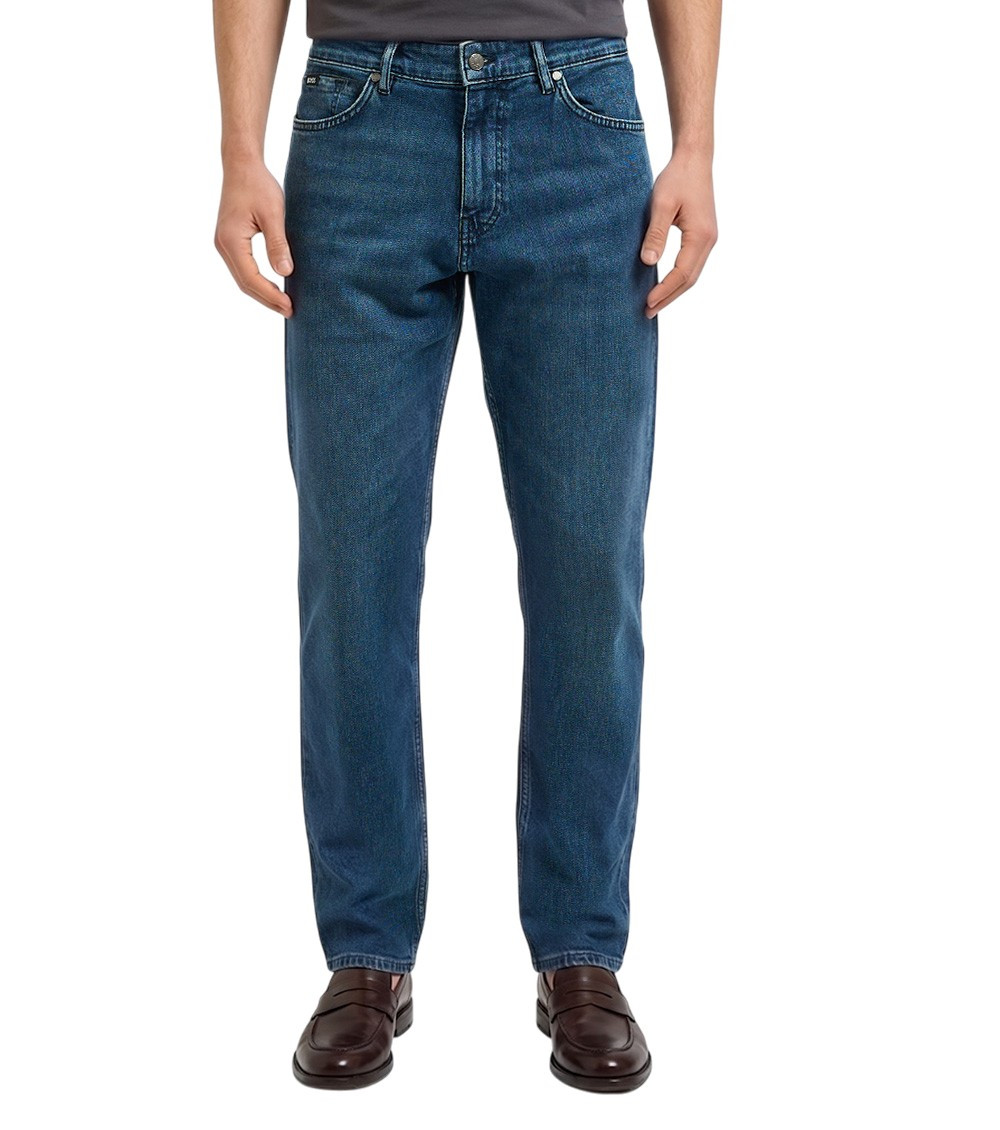 Blue Mid Rise Jeans