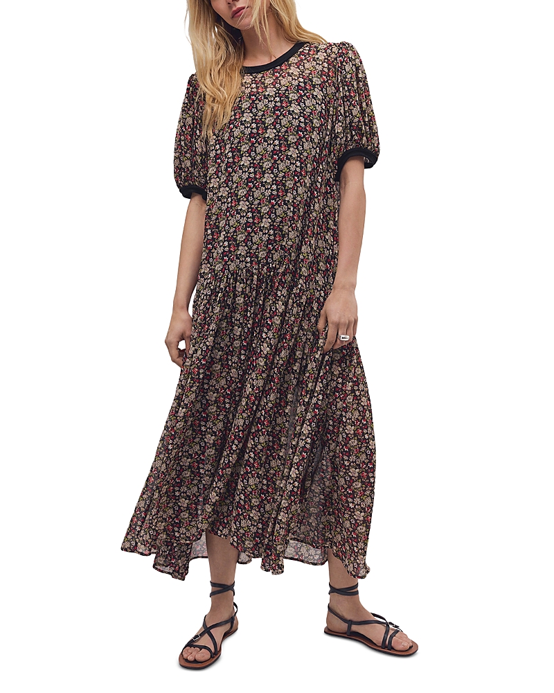 Courtside Crush Floral Print Maxi Dress