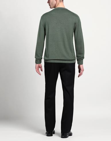 Man Sweater Sage green Size 44 Virgin Wool