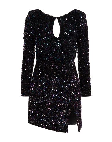Woman Mini dress Dark purple Size 4 Polyester