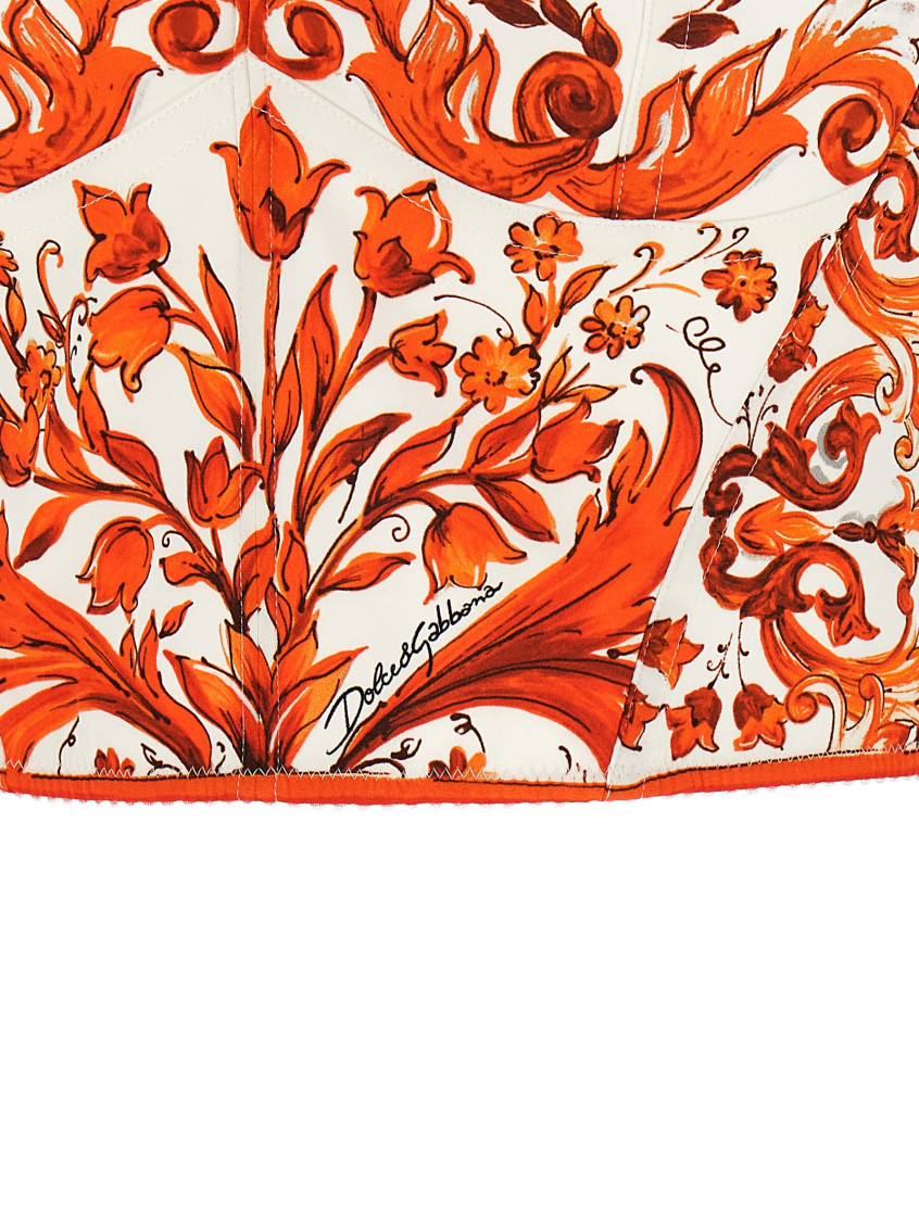 Maiolica Top Orange Tops - Women