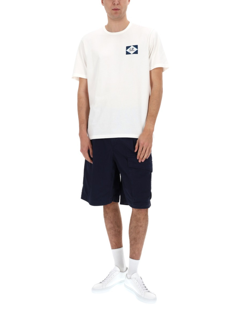 C. P. Company Shorts Cargo Con Patch Logo