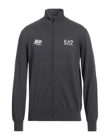 Ea7 Man Cardigan Lead Size 3XL Cotton