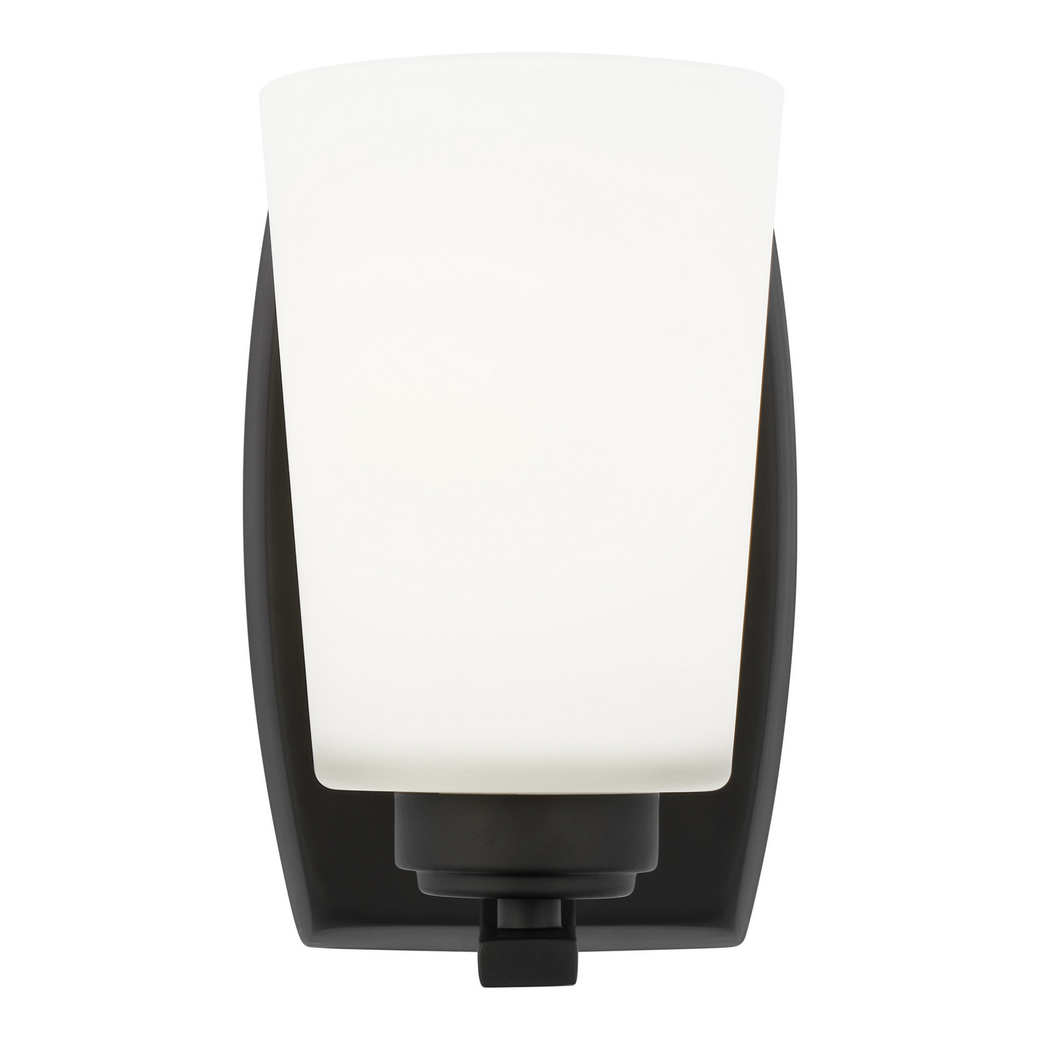 Franport 1-Light Bathroom Vanity Light Sconce in Midnight Black