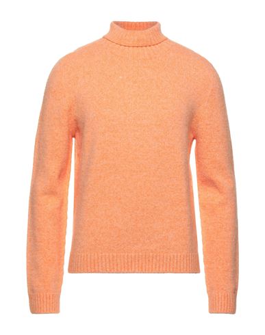 Man Turtleneck Orange Size XL Polyamide, Viscose