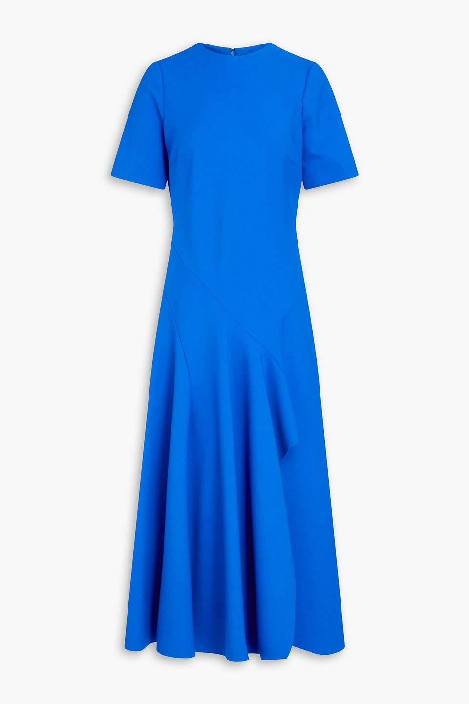 Wool-blend midi dress - Blue - US 4