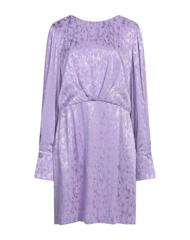 Woman Mini dress Lilac Size 4 Viscose