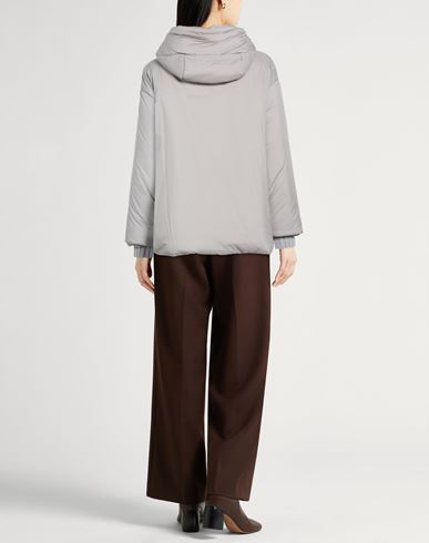 Woman Puffer Light grey Size 4 Polyamide
