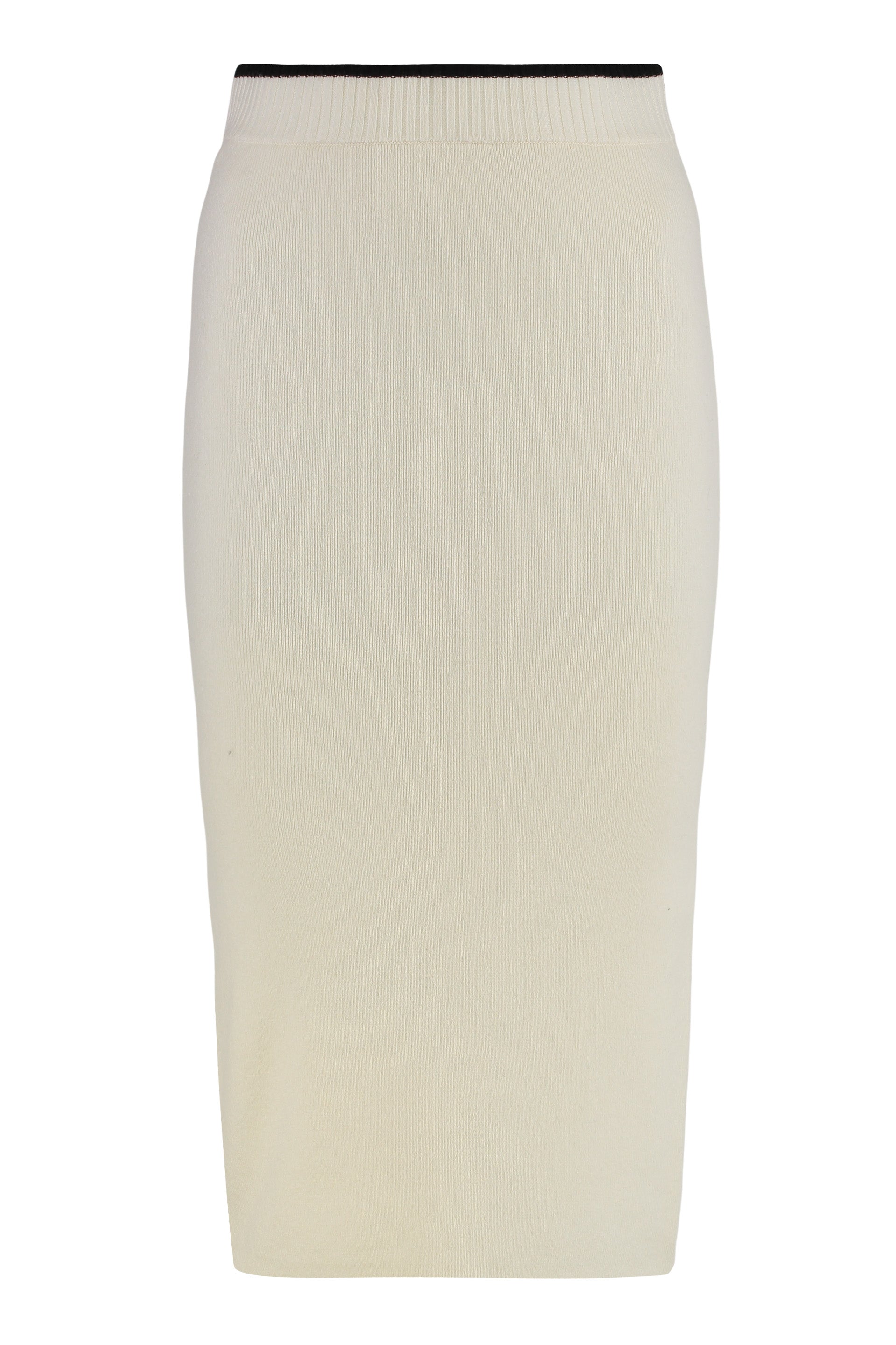 Nuova Guinea Ribbed Knit Mini Skirt