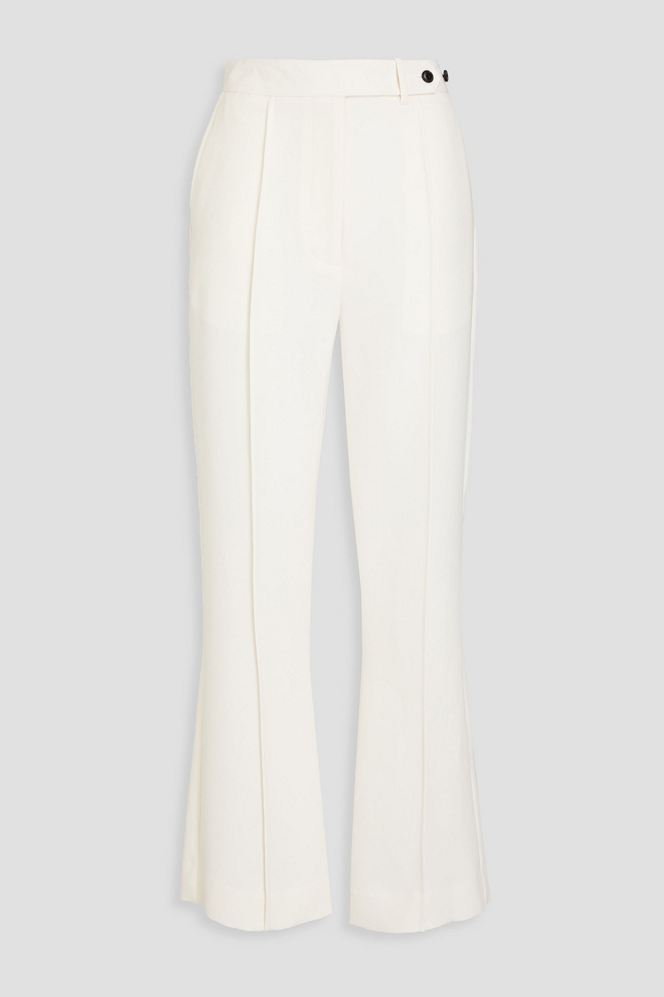 Crepe bootcut pants