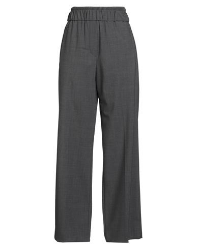 Woman Pants Grey Size 8 Virgin Wool, Polyamide, Elastane, Ecobrass, Cotton