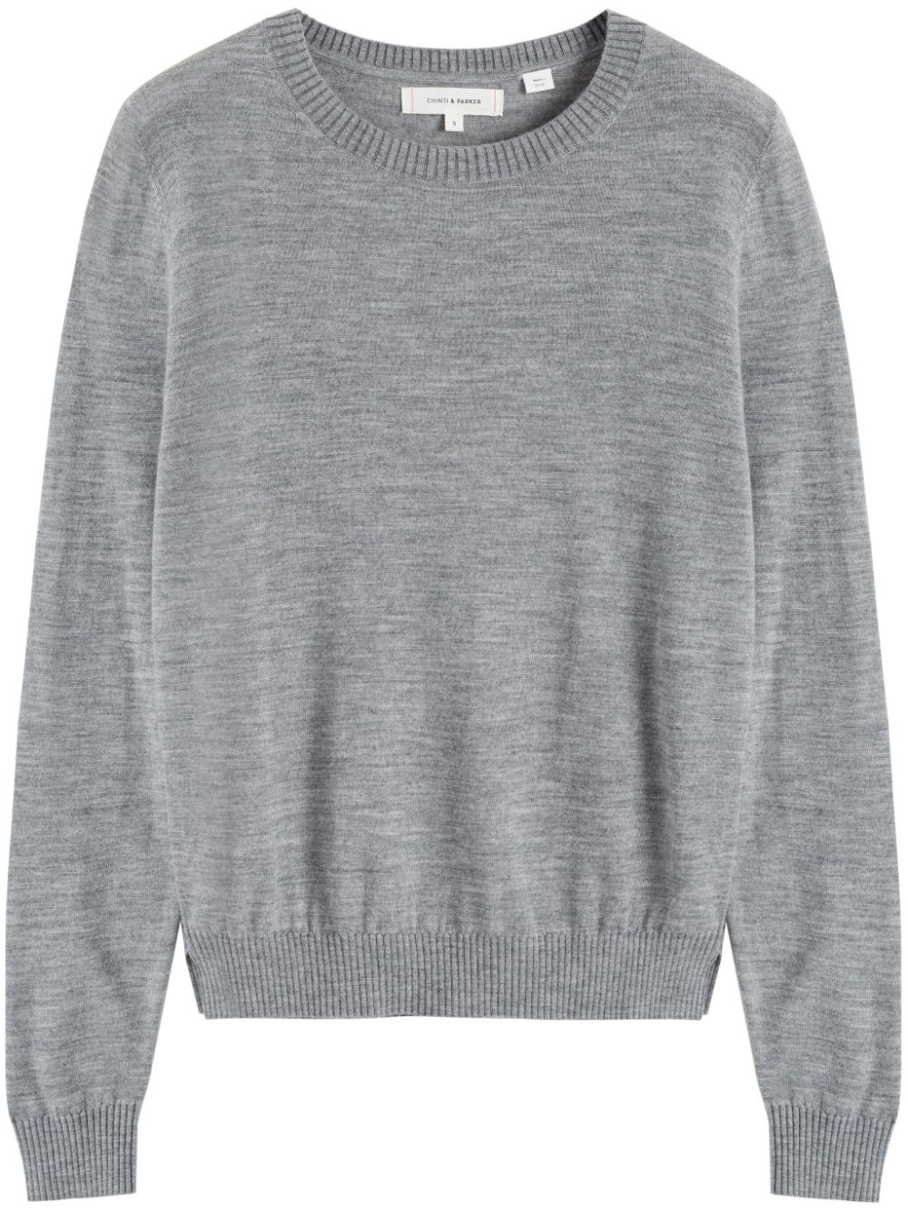 Fine-knit merino jumper - White