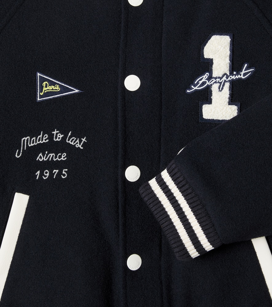 Josias wool-blend varsity jacket