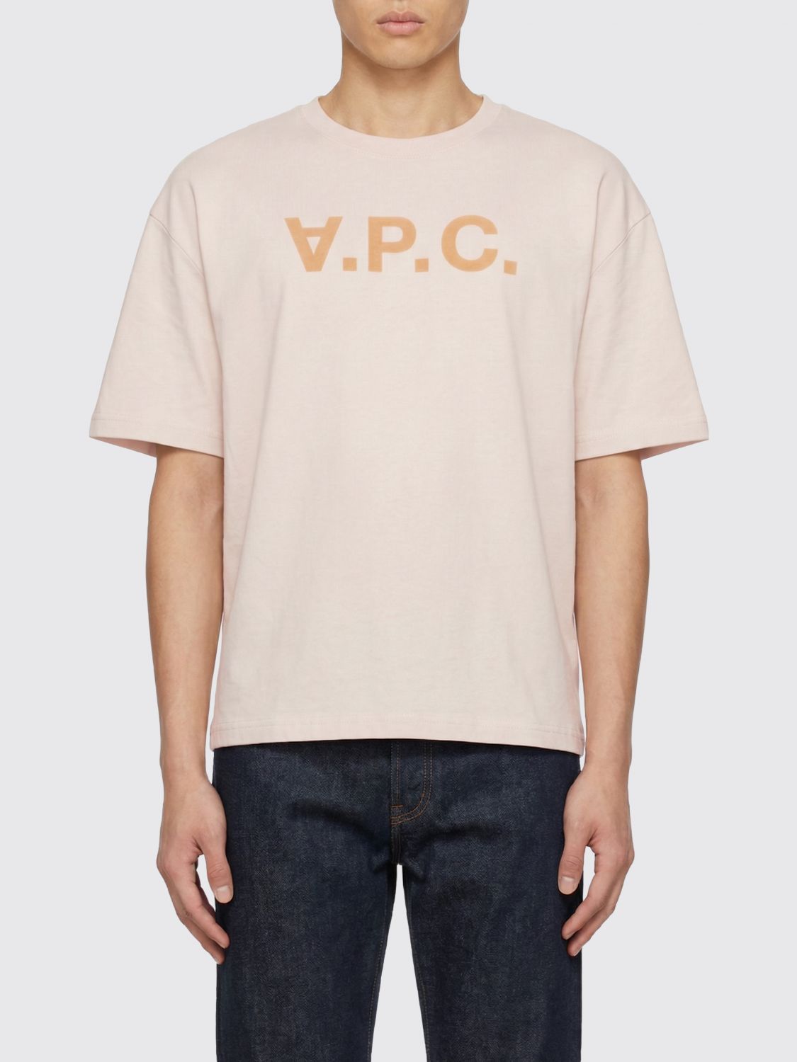 T-Shirt A. P.C. Men color Beige