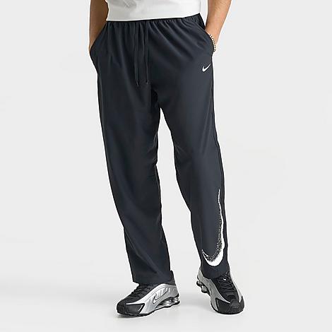 Men's Dri-FIT Form Graphic Track Pants in Black/Dark Smoke Grey