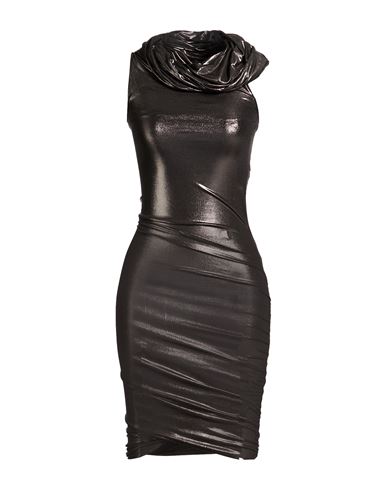 Woman Midi dress Charcoal Size 2 Viscose, Elastane