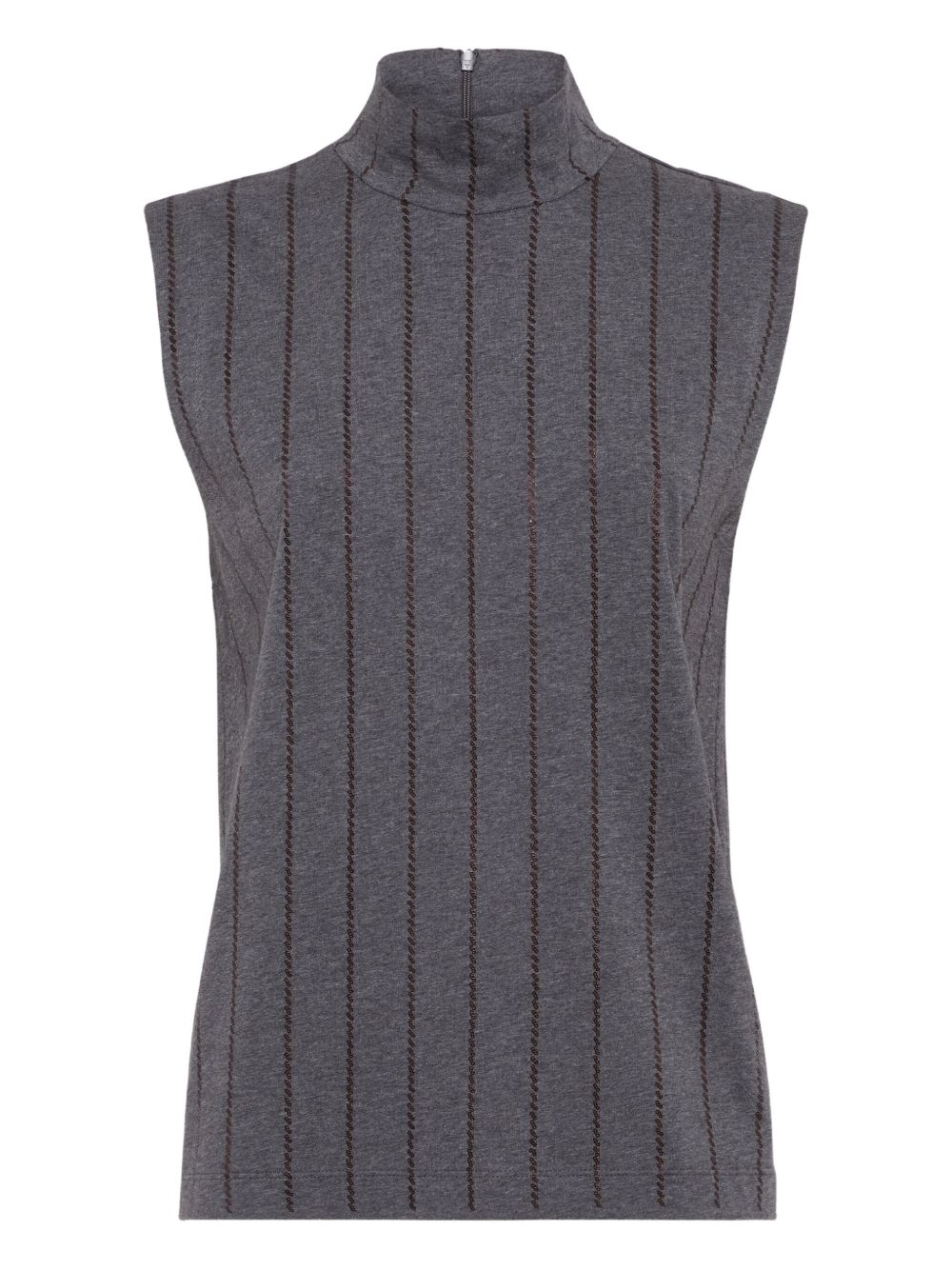 Sequin-embellished top - Grey