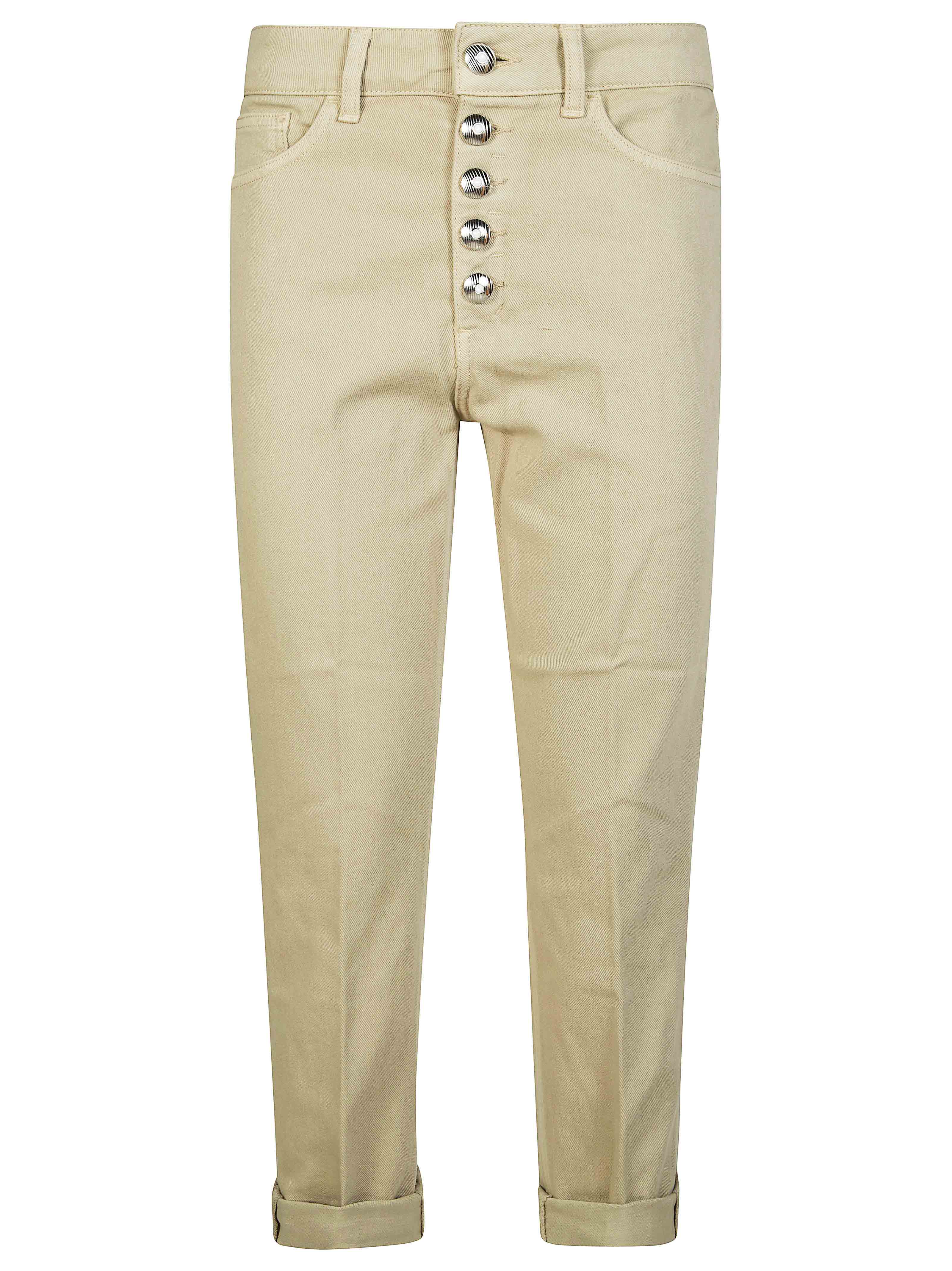 Button-fastening Jeans