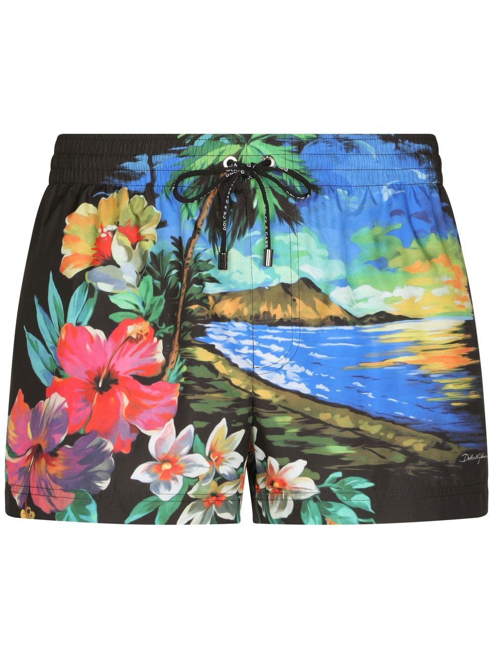 Hawaiian print swim shorts - Multicolour