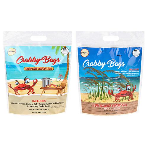 Crabby Bags 2-pack Shrimp and Crab Seafood Boil Bags