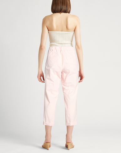 Woman Pants Light pink Size 8 Cotton, Elastane