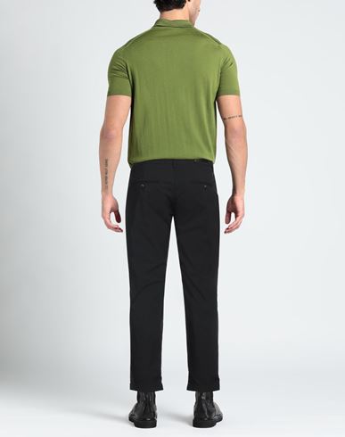 Man Pants Black Size 40 Cotton, Nylon, Elastane