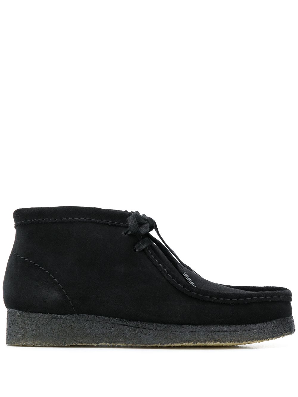 Lace-up desert boots - Black