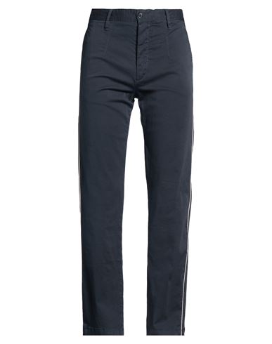 Man Pants Navy Size 28 Cotton, Elastane
