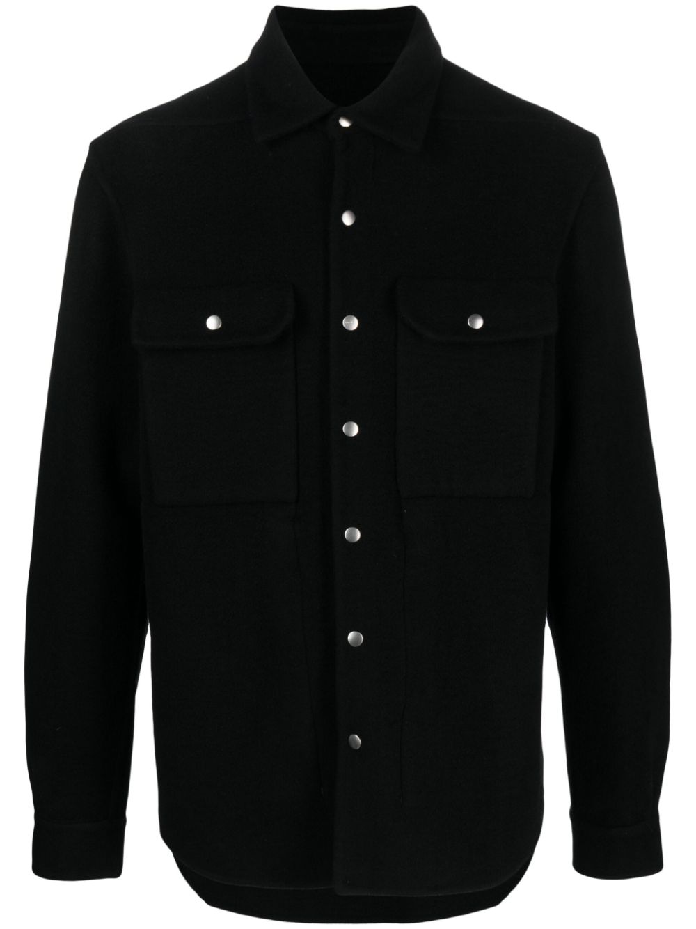 Cashmere shirt jacket - Black