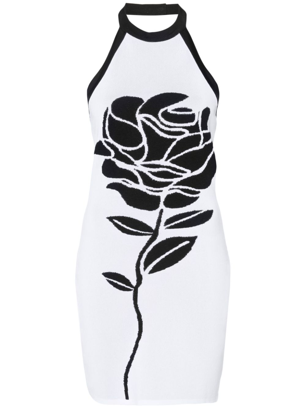 Rose mini dress - Black