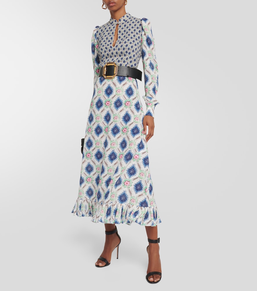 Printed maxi dress