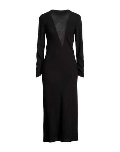 Woman Midi dress Black Size 0 Wool