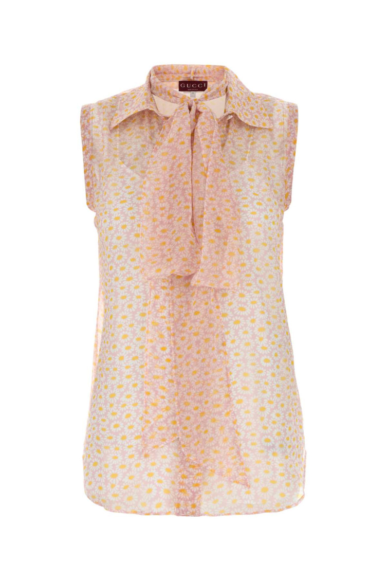 Printed Crepe Shirt