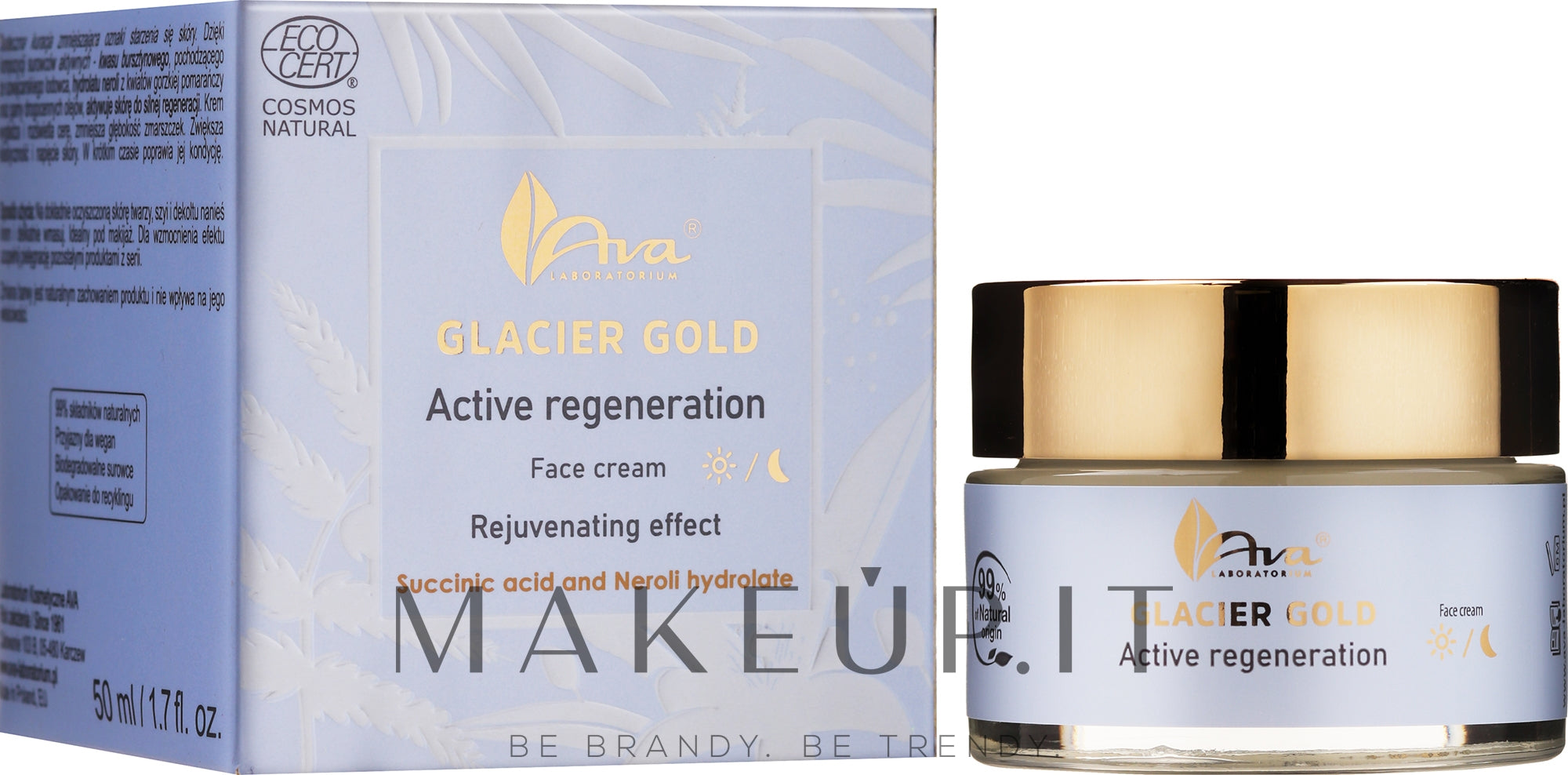 Crema viso rigenerante AVA Laboratorium Glacier Gold Regeneration Face Crea
