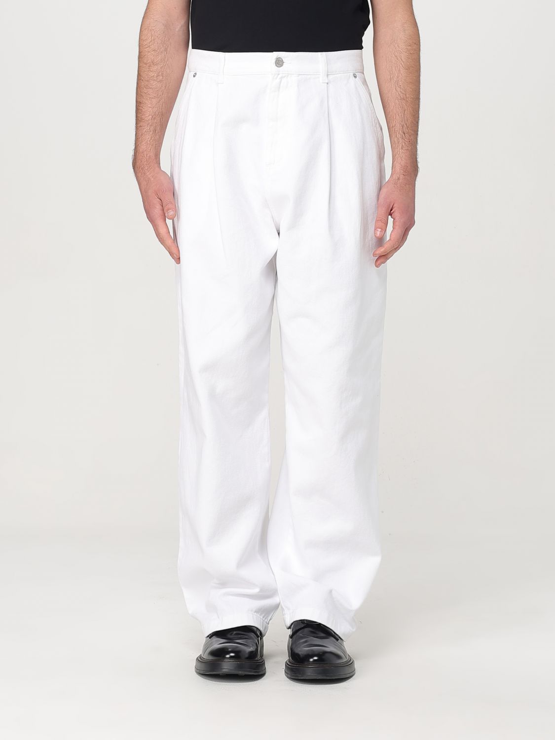 Pants Men color Black