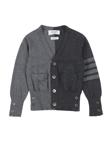 Kid Boy Cardigan Charcoal Size 10 Virgin Wool