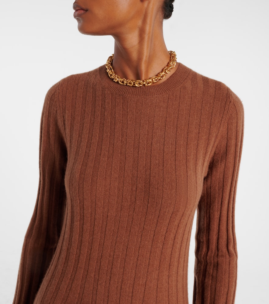 Gia ribbed-knit wool and cashmere maxi dress