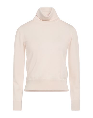 Woman Turtleneck Ivory Size 10 Merino Wool