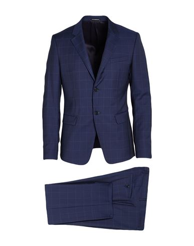 David Line Man Suit Navy Size 44 Wool, Cashmere