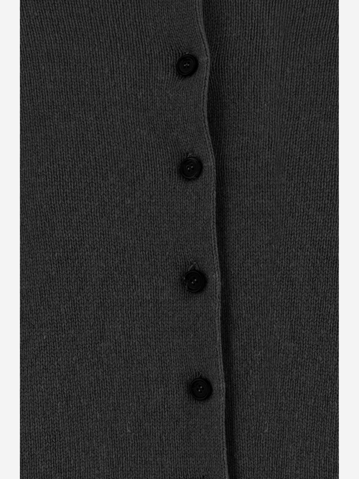 Wool-Cashmere Turtleneck Sweater — Black