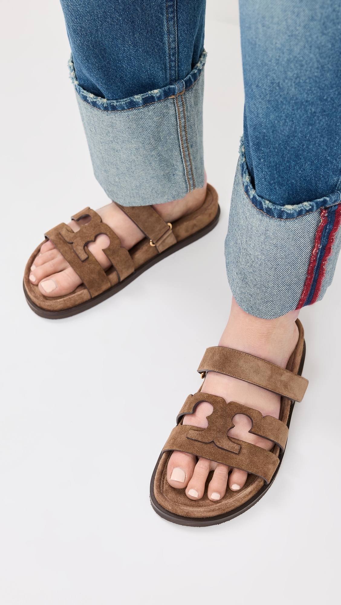 Ines Sport T Slides River Rock
