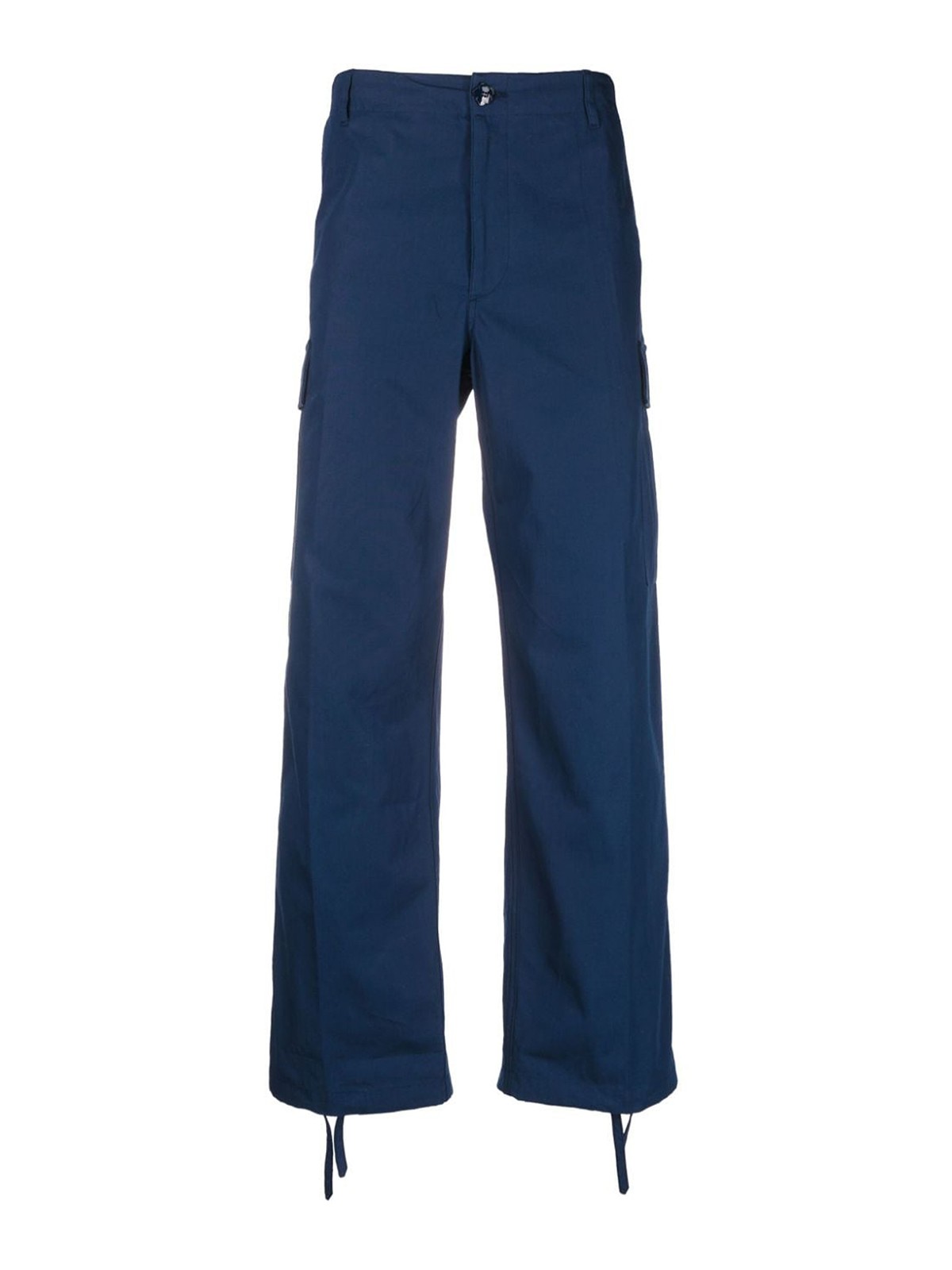 Straight-leg cargo trousers