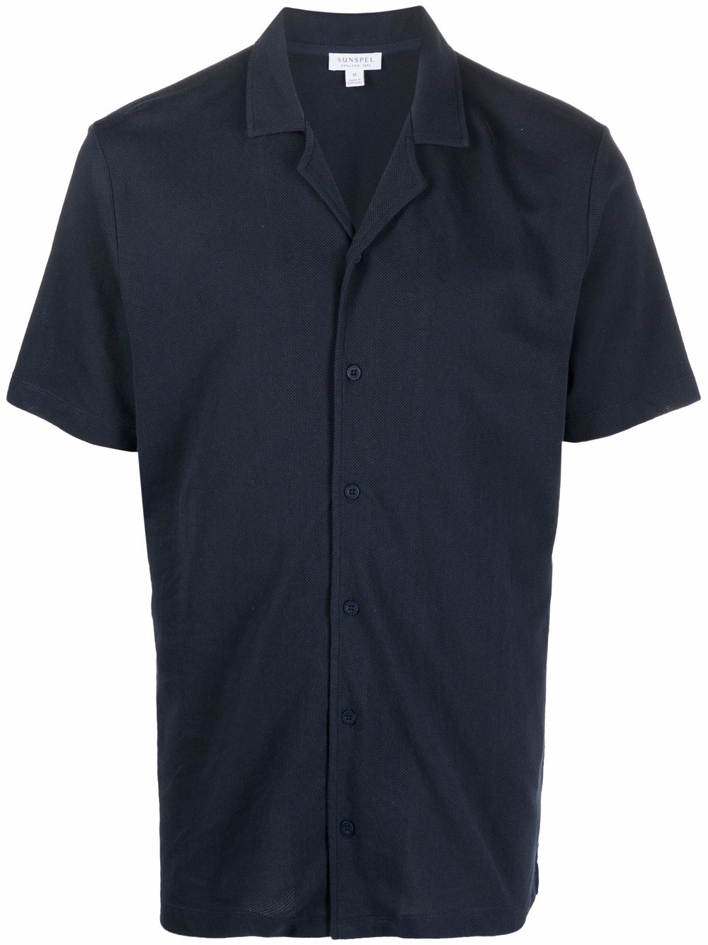 Button-up polo shirt - Blue