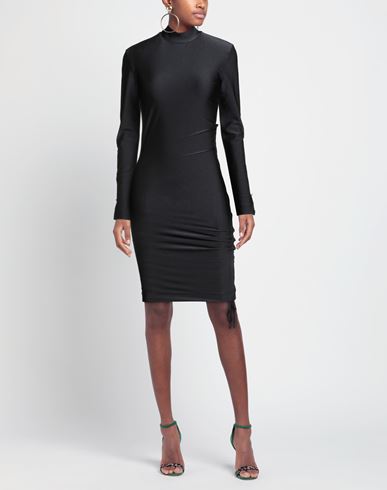 Woman Mini dress Black Size 4 Polyamide, Elastane
